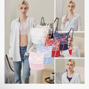 Lace Bralette Set - Modesty panel